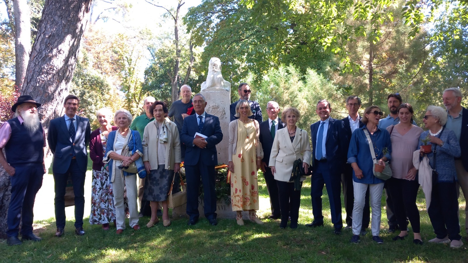 Homenaje en Parque del Buen Retiro